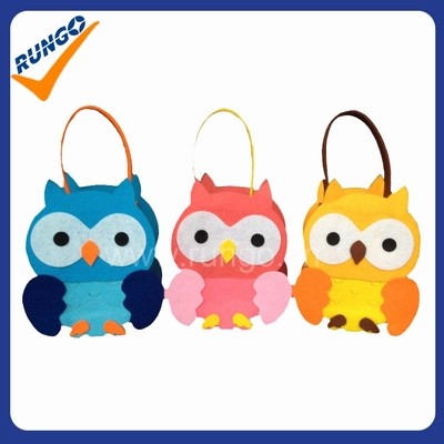Owl felt bag for kids