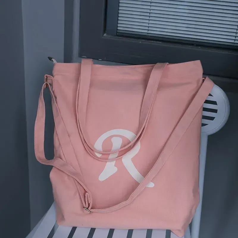Eco-friendly cotton customised canvas Bag with adjustable buckle - CT23A008
