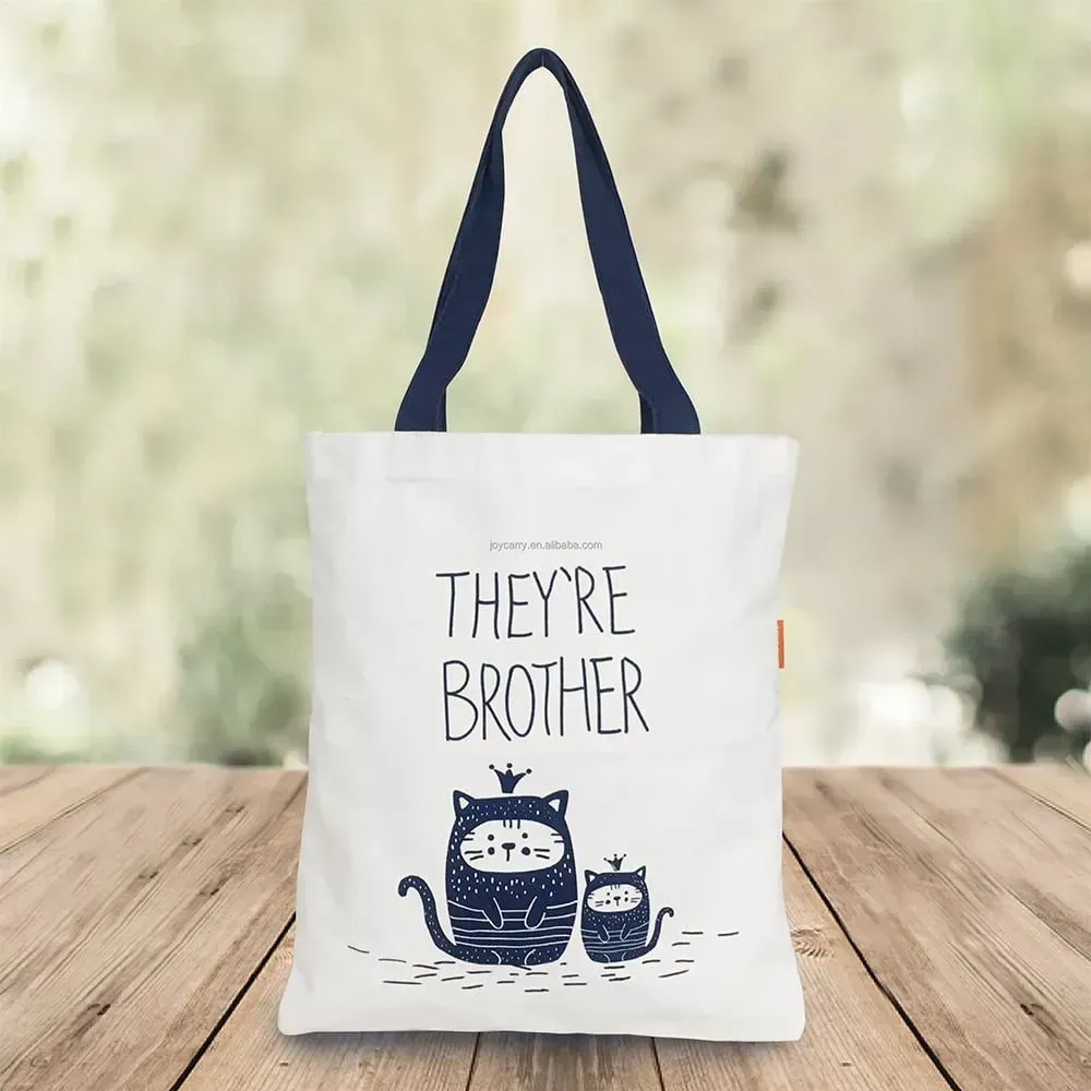 Wholesale Custom Reusable High Quality Cotton Shopping Bags organic cotton canvas tote bag
