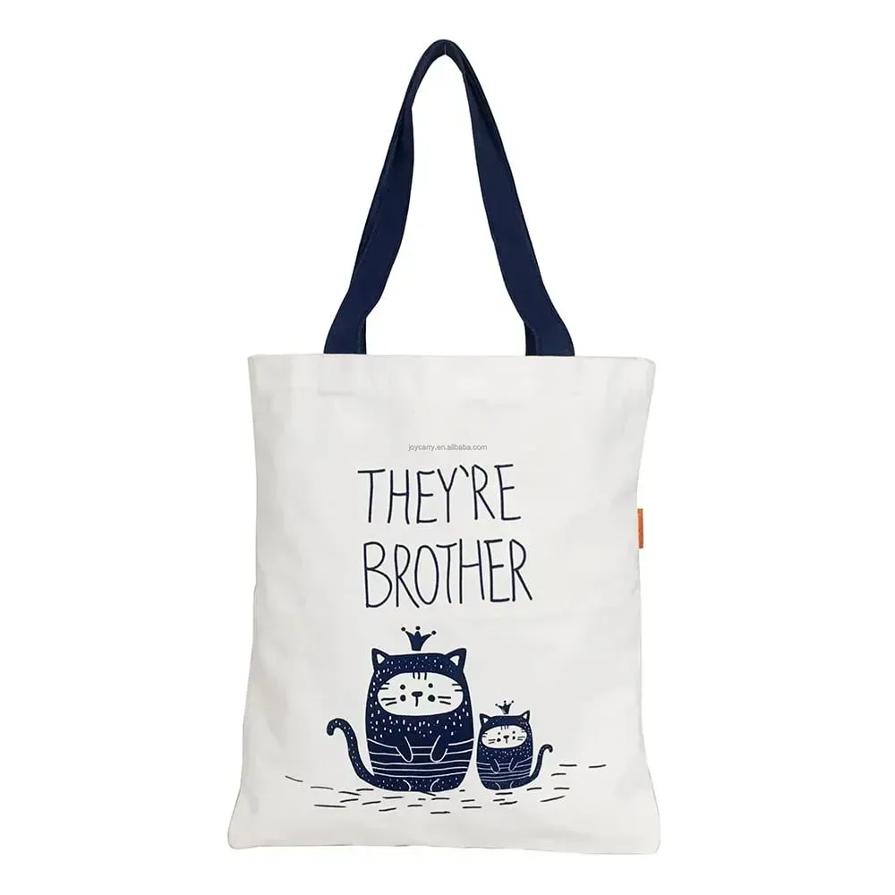 Wholesale Custom Reusable High Quality Cotton Shopping Bags organic cotton canvas tote bag