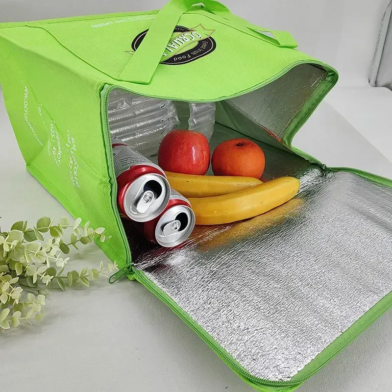 Picnic Beer Ice Bag Promotional Isothermal Non Woven Cooler Lunch Bag Cheapest Reusable Outdoor Insulated Food Custom Size Free -   ICE-2102