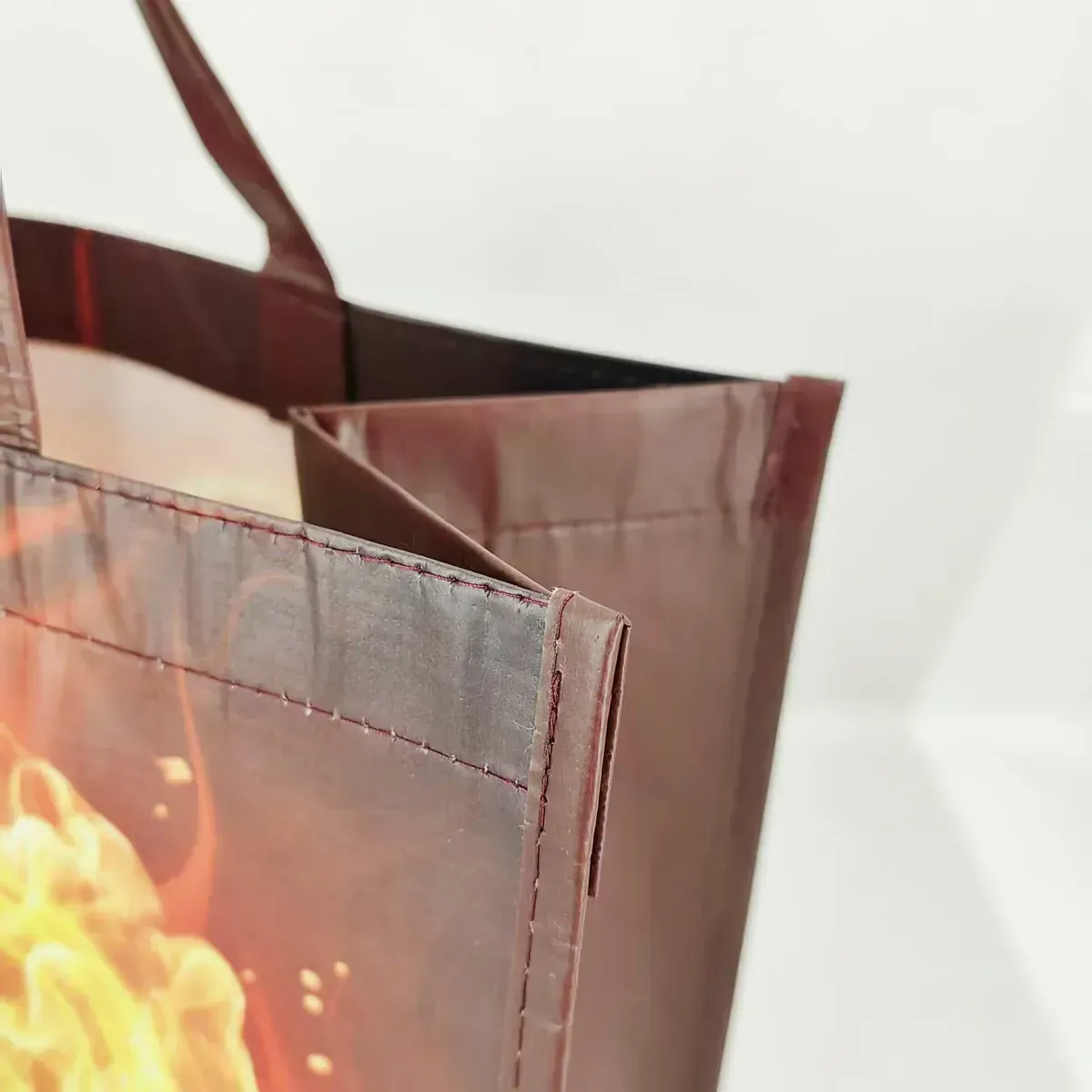 Supermarket rpet stitchbond fabric laminated bag for shopping - JR22PT06