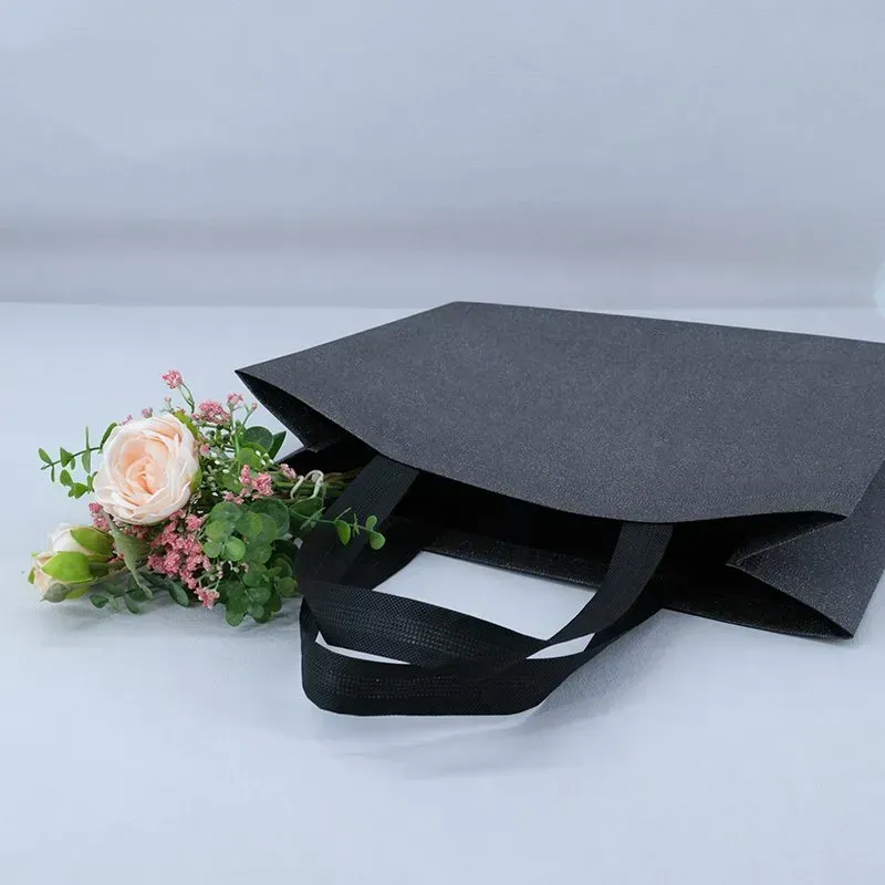 cheap wholesale Silver color  laminated ultrasonic pp non woven shopping bag