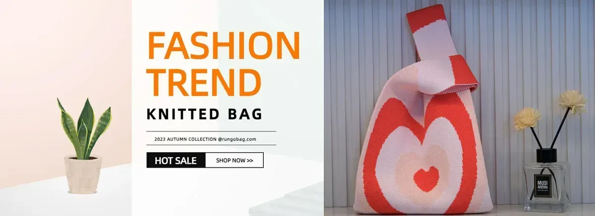 T-shirt style Panda design Fashion Handbags Nylon yarn Knitted  Tote Bags For Women and girls - Detail