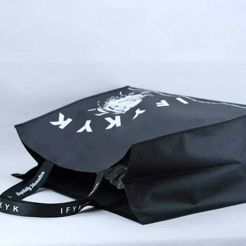 Factory Cheap Big Size Black Non woven Tote bags - NWG-2307