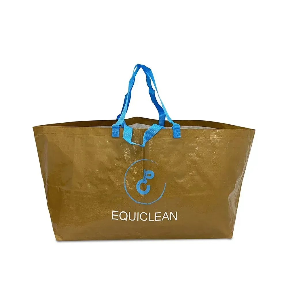 BSCI Factory Double Handles Extra Large Custom Popypropylene Fabric 110gsm Tote PP Woven Big Shopping Bag with Logo - PW23R001