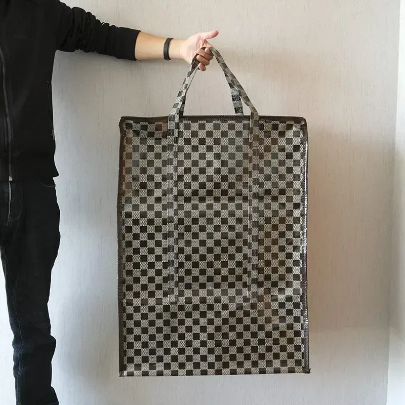 super Large Capacity Jumbo Storage Laundry Reusable Recycle PP Woven sack Bag 50kg with Zipper