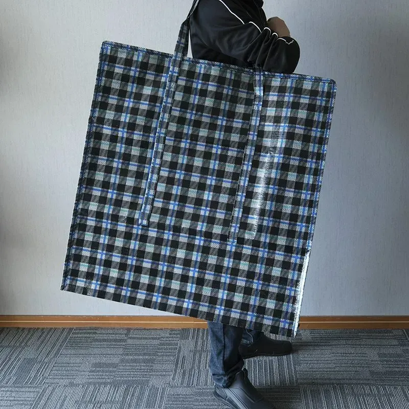 super Large Capacity Jumbo Storage Laundry Reusable Recycle PP Woven sack Bag 50kg with Zipper