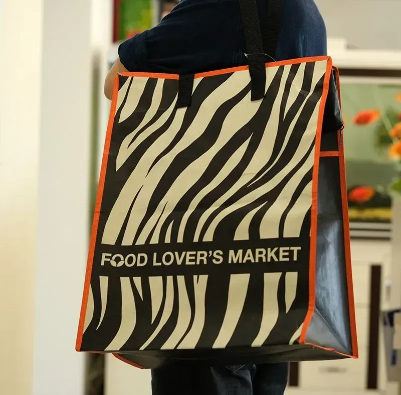 Leopard &amp; Zebra Print RECYCLED TAXI BAG - SP23A002