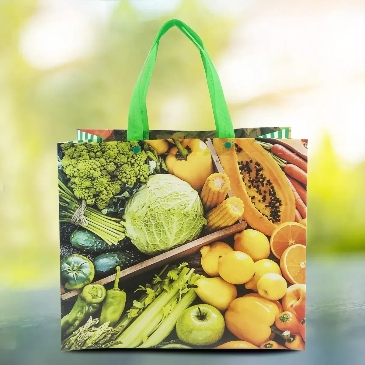 Wholesale Cheap Price custom logo promotional colorful pp non woven grocery bag for shopping