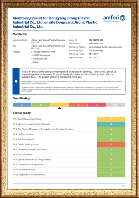 BSCI Report